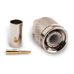 12M-C-RG58: TNC Male Crimp for RG-58/U Cable