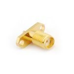 20FPN2HOLE: SMA Female Panel Mount - 2 Hole