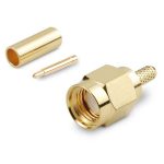 20M-C-RG174: SMA Male Crimp for RG-174/U Cable