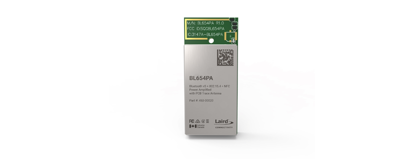 The Nordic Bluetooth 5 nRF52840 SoC-powered BL654 Series from Laird Connectivity