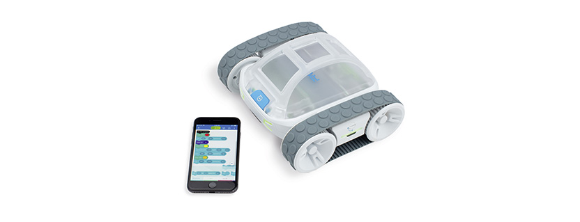 Bluetooth LE programmable robot allows coders of all skill levels to create their own sensor-based applications