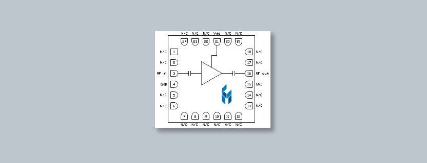 CMD315C4 RF Amplifier by Custom MMIC