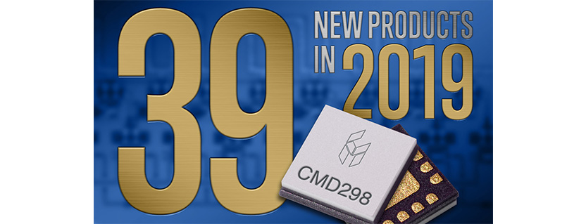 Custom MMIC releases a record number of high performance MMICs in 2019.