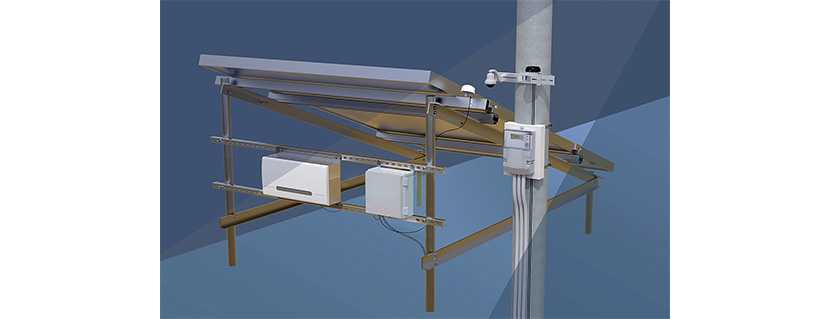 Cellular IoT-based solar power monitoring system enables remote supervision of power conversion and environmental data