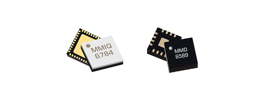 New Innovative 2-18GHz SMT IQ Mixers and 20-50GHz SMT Doublers