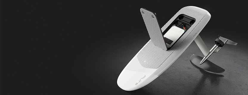Bluetooth LE electric board allows watersport enthusiasts to ‘surf’ above water and control speed with handset
