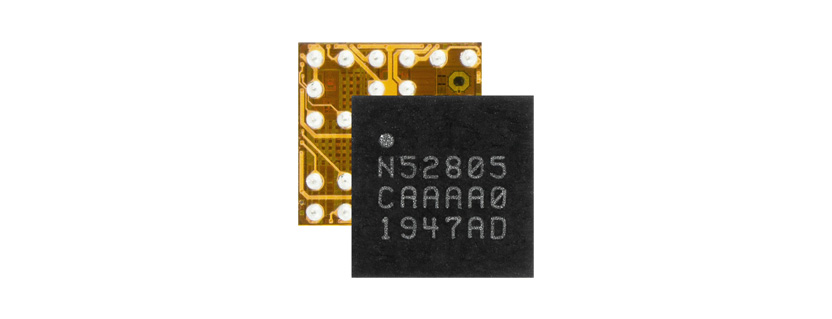 Nordic nRF52805 adds Bluetooth 5.2 SoC in WLCSP optimized for compact, two-layer PCB wireless products to proven nRF52 Series