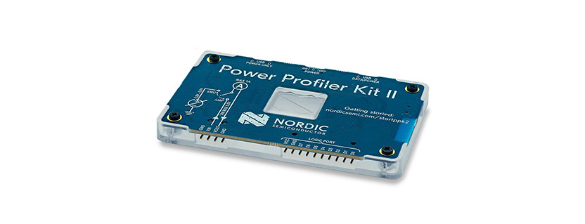 Enhanced Power Profiler Kit supports average and dynamic power measurements of all Nordic Development Kits and custom designs