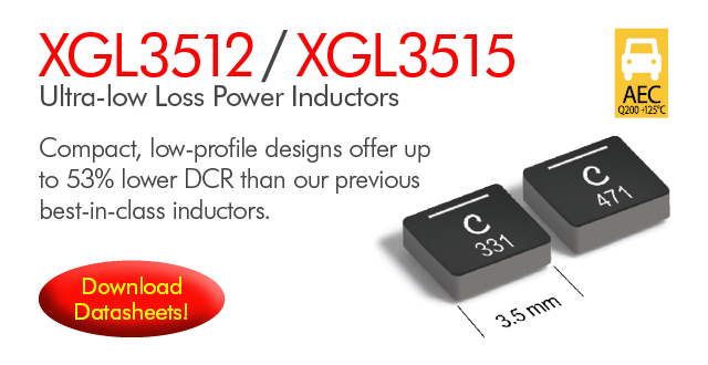 Coilcraft XGL Family