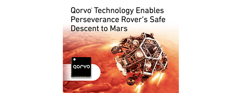 Qorvo® Technology Enables Perseverance Rover’s Safe Descent to Mars