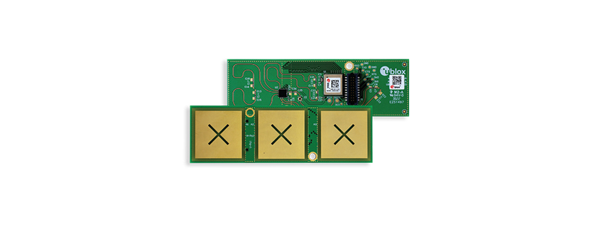 The ANT-B11 compact antenna board offers accurate direction finding and indoor positioning supported by u-blox latest technology.