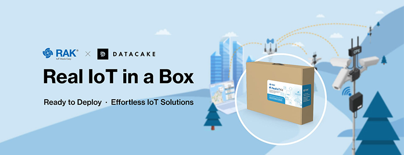 RAKwireless and Datacake Collaborate on 'Real IoT in a Box' Solutions