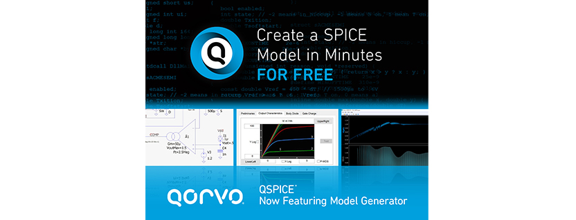 Qorvo Adds Modeling Capabilities to Award-winning QSPICE Circuit Simulation Software