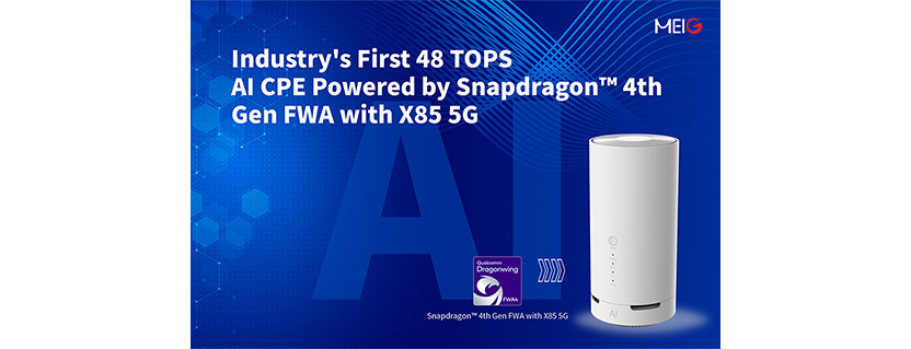 Dual-Engine Innovation, Industry First! MeiG Smart Launches AI CPE Solution Based on Qualcomm Snapdragon™ X75 5G Modem-RF System