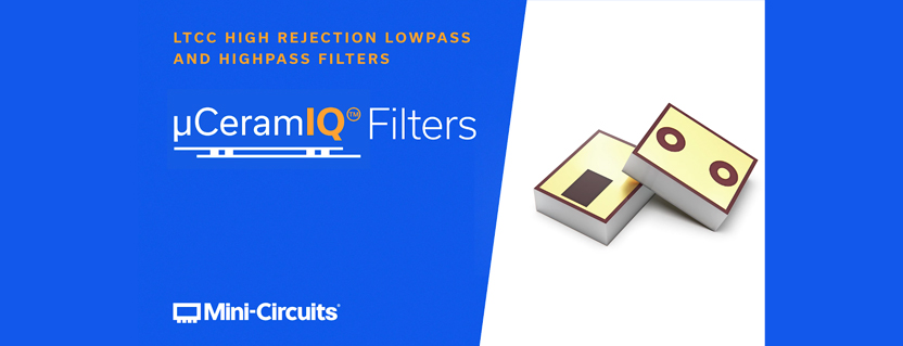 RF/Microwave Micro-Ceramic Filters for Stripline, Microstrip and Co-Planar Waveguide (CPWG) Launches