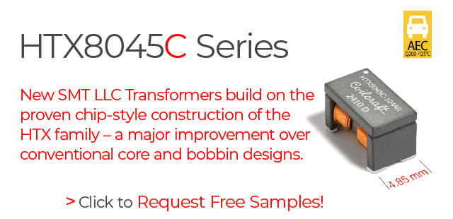 Coilcraft HTX8045C LLC Half-Bridge Transformers