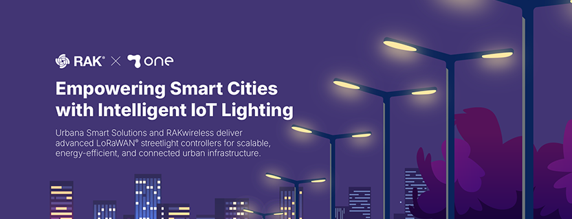 Urbana Smart Solutions and RAKwireless Power the Next Generation of LoRaWAN® Smart Lighting