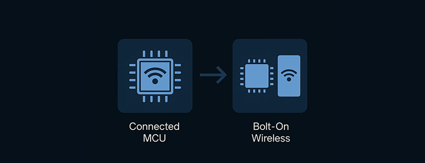 Why Connected MCUs Will Replace Bolt-On Wireless
