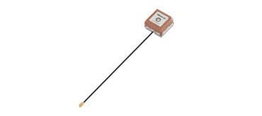 New Taoglas Active Multi-Band GNSS (L1/L5) 2 Stage LNA 20 x 20 x 11.9 mm Stacked Patch Antenna 100 mm ø1.13, I-PEX MHF®I (U.FL)