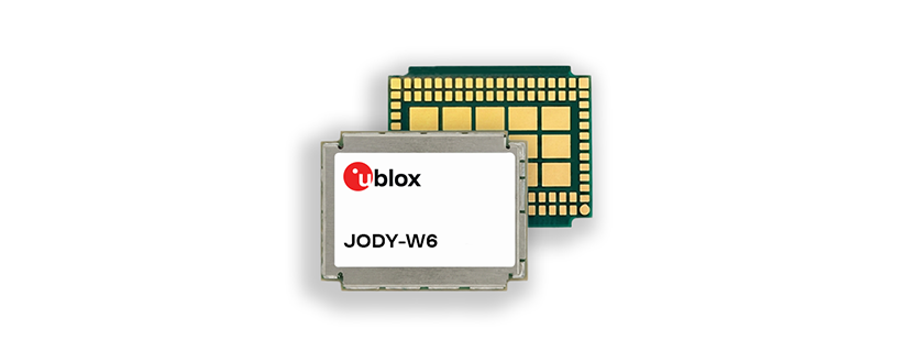 With JODY-W6, u-blox brings secure tri-band Wi-Fi™6E for industrial IoT