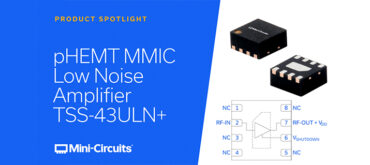 Mini-Circuits TSS-43ULN+ Wideband MMIC Low Noise Amplifier with Fast Shutdown Switching – 0.5 to 4 GHz