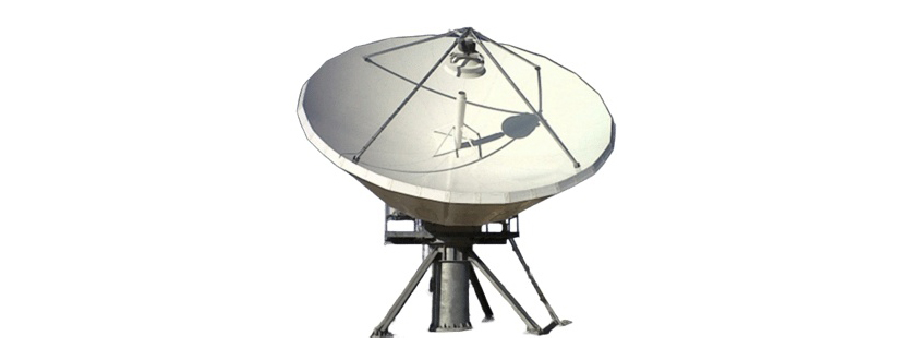 8.1 Meter Extended Azimuth ESA SATCOM Antenna by KRATOS General Microwave