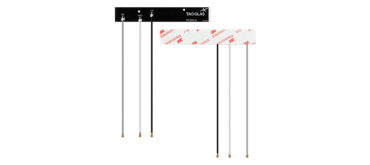 Taoglas PC303 3-in-1 GNSS, Cellular and Wi-Fi FR4 PCB Antenna with 150mm Black, White and Gray 1.37 Cable and I-PEX MHFI