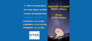 Digitally Tunable Low Pass and Bandpass Filters for SATCOM, Telecom, EW/ECM, or SDR systems