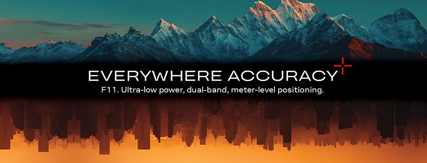 u-blox brings the first F11 products to market, with evaluation kits available today, to establish a new generation of ultra-low power GNSS solutions