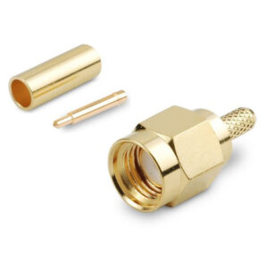 20M-C-RG174: SMA Male Crimp for RG-174/U Cable