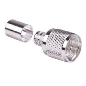 29M-C-LMR400: UHF Male Crimp for LMR®-400 Cable