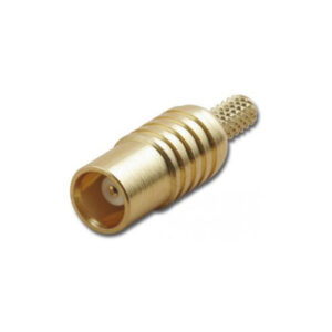 36F-C-BK-RG174: MCX Female Crimp for RG-174/U - Bulkhead Mount