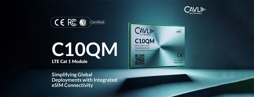 Cavli Wireless C10QM LTE Cat 1 IoT Module