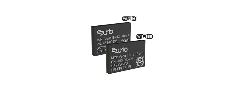 Ezurio’s Veda IF912 and IF913: Two Wi-Fi Module families with no external Host MCU Required. Now in Stock