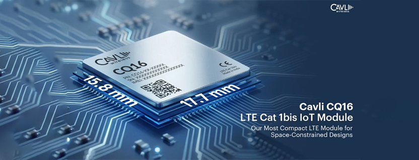 Cavli CQ16: A Compact LTE Cat 1bis Module