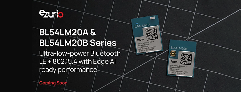 Ezurio's New BL54LM20A + BL54LM20B Series Put Edge AI Within Reach of Every Bluetooth LE Developer