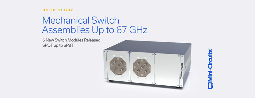 Mini-Circuits’ RCMX Series Mechanical Switch Assemblies